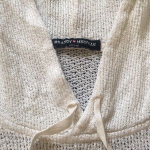 Brandy Melville Thin knitted hoodie
